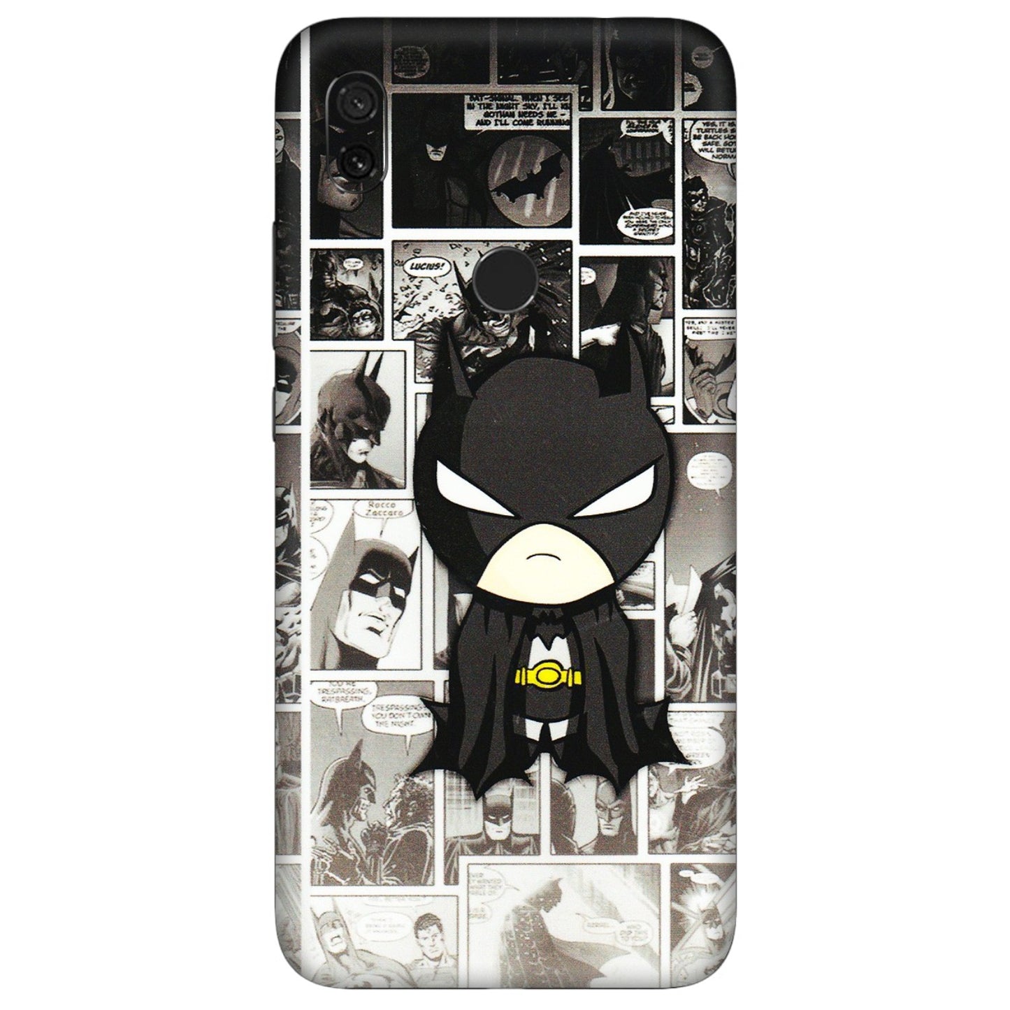 Xiaomi Redmi Phone Skins (All Models) - Toon Batman - 3D Embossed Finish (L-182) Redmi Y3