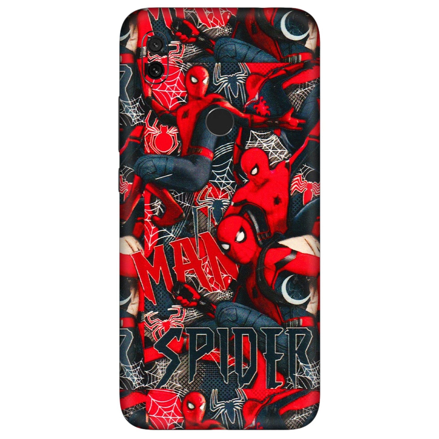 Xiaomi Redmi Phone Skins (All Models) - SpiderMan Cool - 3D Embossed Finish (L-188) Redmi Y3