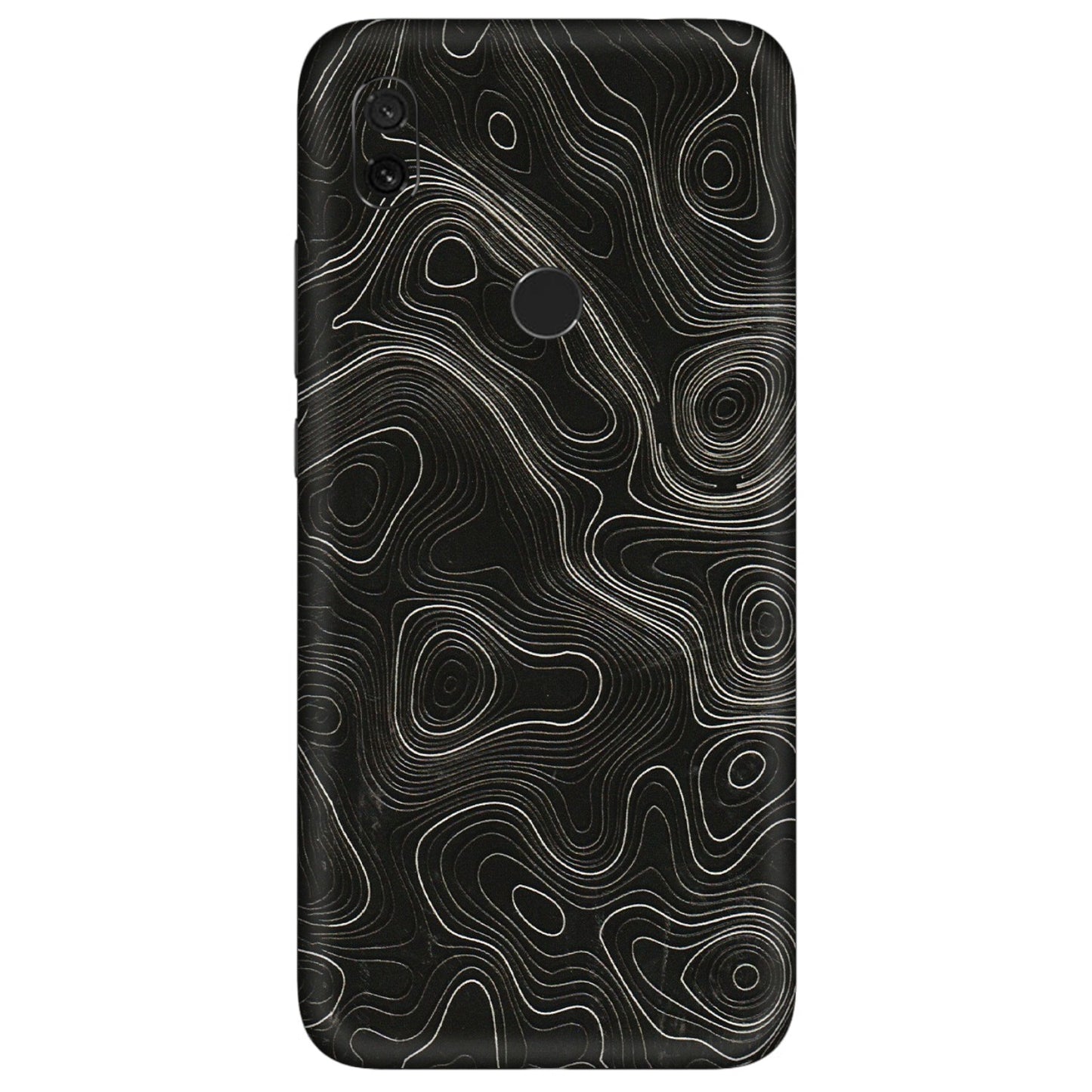 Xiaomi Redmi Phone Skins (All Models) - Black Swirl - 3D Embossed Finish (L-196) Redmi Y3