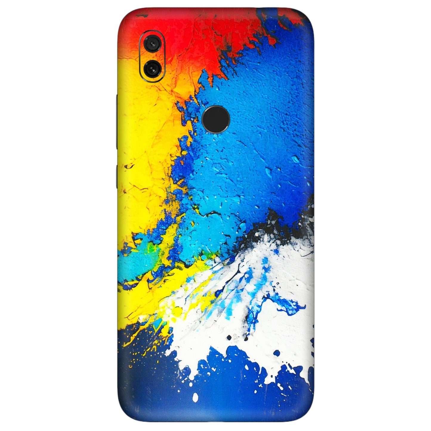Xiaomi Redmi Phone Skins (All Models) - Acrylic Paint Spill - 3D Embossed Finish (L-229) Redmi Y3