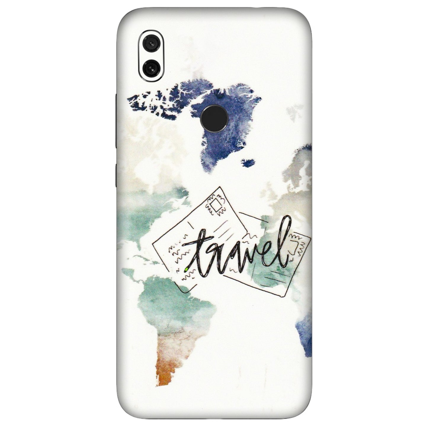 Xiaomi Redmi Phone Skins (All Models) - Travel The World - 3D Embossed Finish (L-232) Redmi Y3