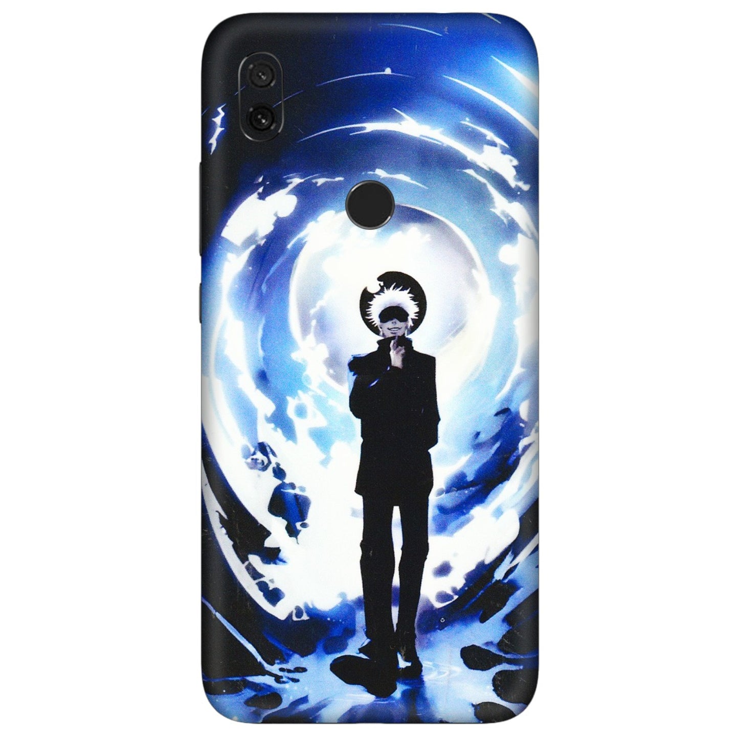 Xiaomi Redmi Phone Skins (All Models) - Satoru Gojo Dark Blue - 3D Embossed Finish (L-235) Redmi Y3