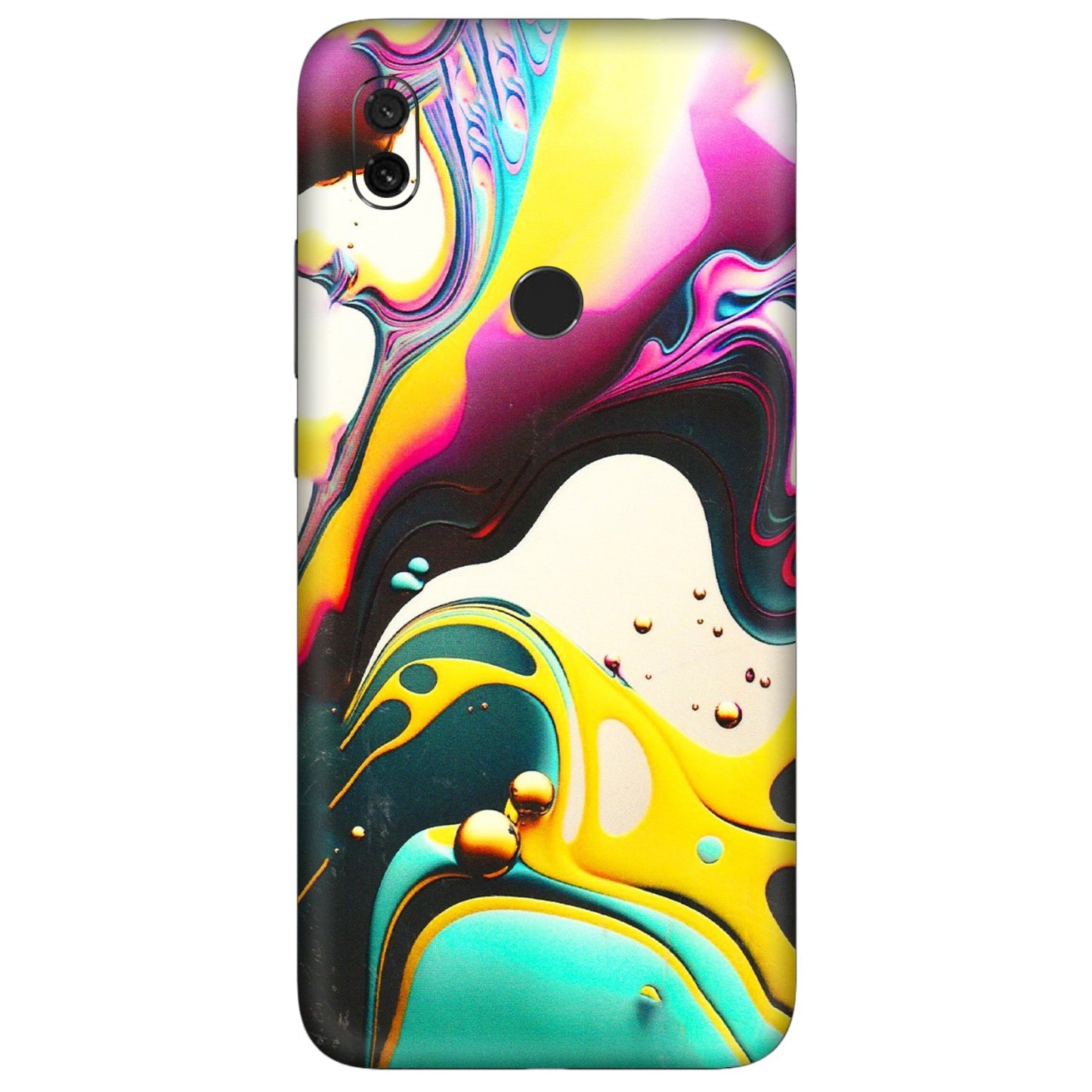 Xiaomi Redmi Phone Skins (All Models) - Multicolor Abstract pattern - 3D Embossed Finish (L-254) Redmi Y3