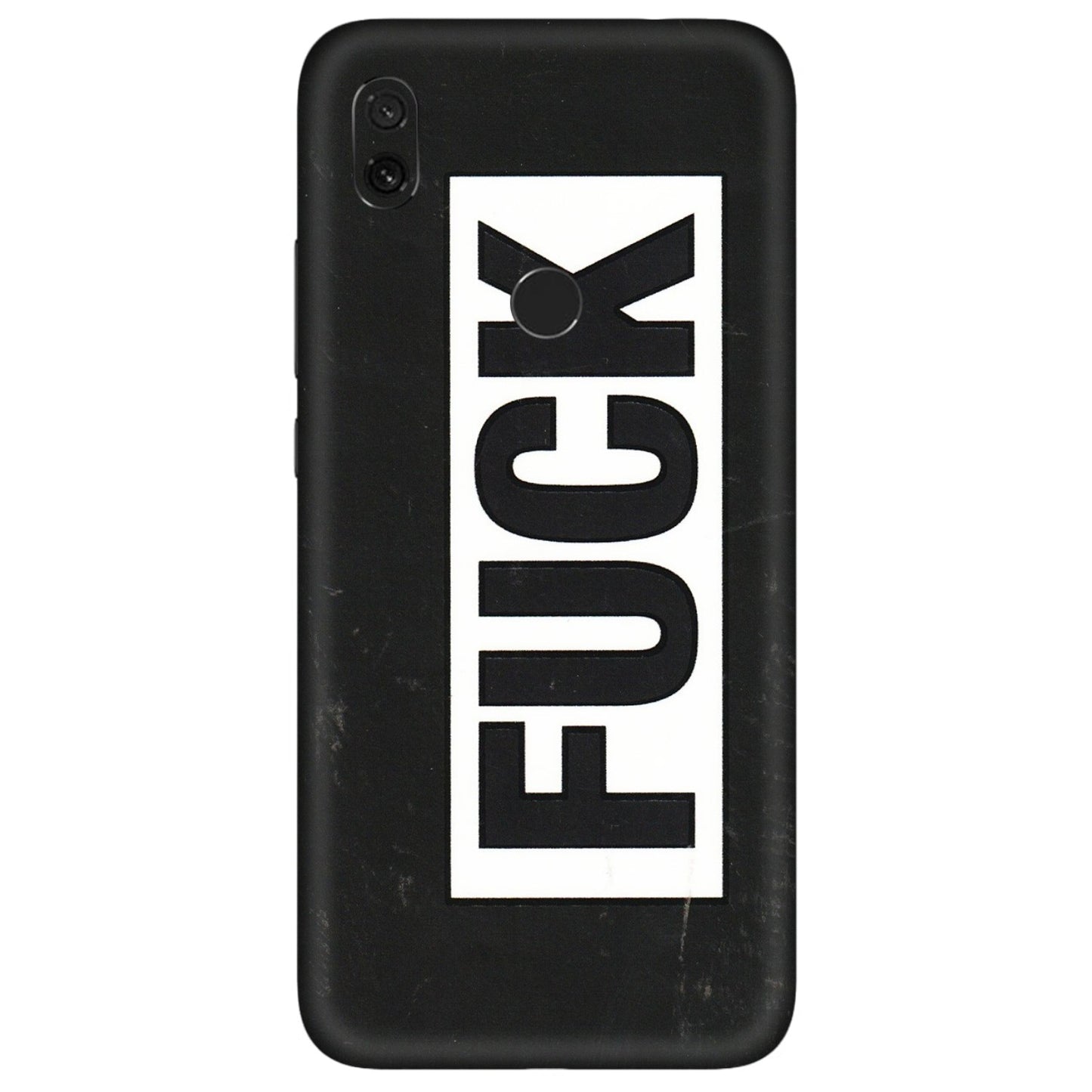 Xiaomi Redmi Phone Skins (All Models) - The F Word - 3D Embossed Finish (L-255) Redmi Y3