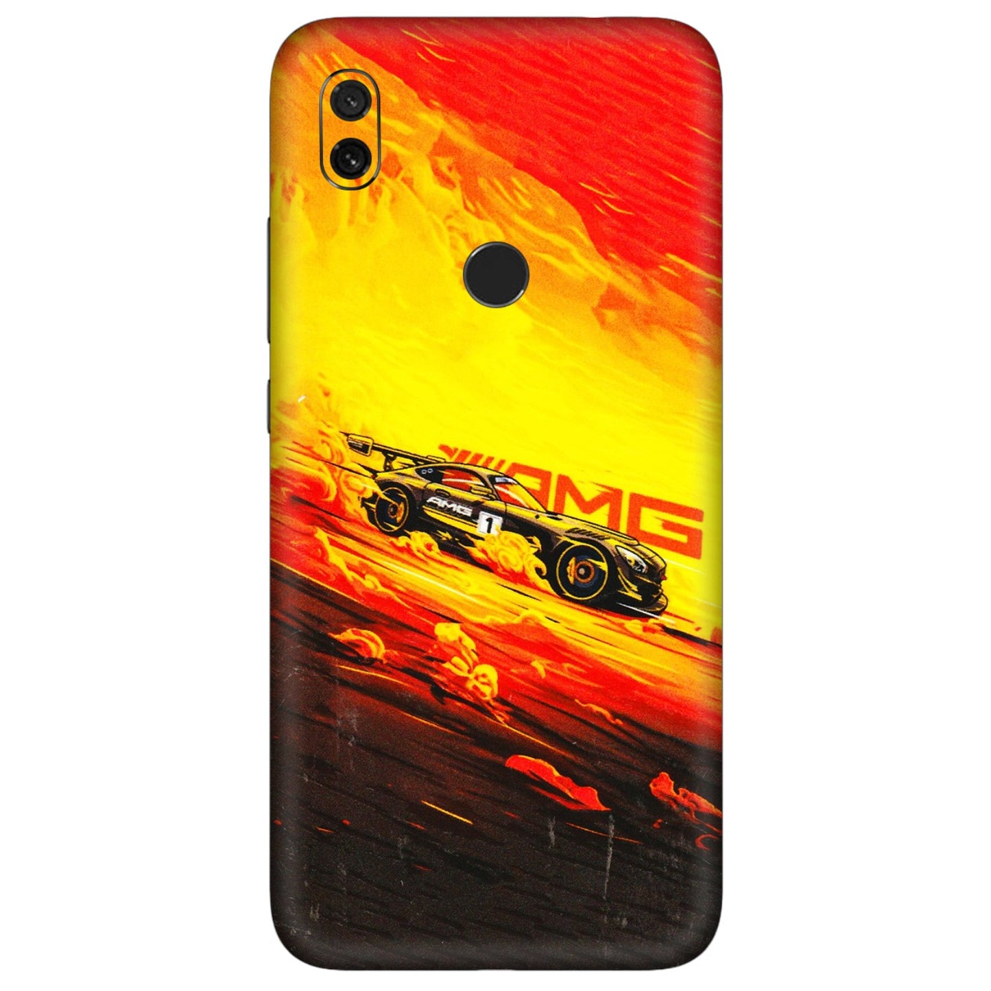 Xiaomi Redmi Phone Skins (All Models) - AMG Car Speed Cover - 3D Embossed Finish (L-256) Redmi Y3