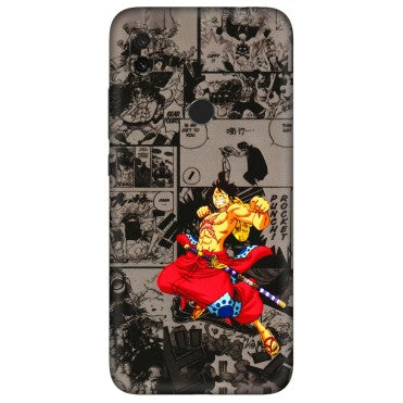 Xiaomi Redmi Phone Skins (All Models) - One Piece Rocket Punch Manga - 3D Embossed Finish (L-25) Redmi Y3