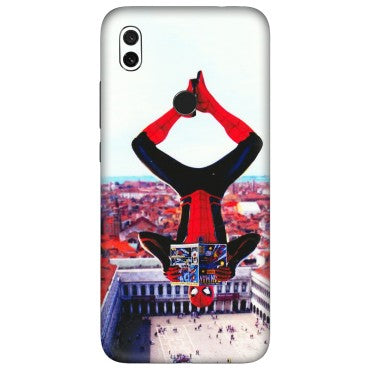 Xiaomi Redmi Phone Skins (All Models) - Spiderman Hanging - 3D Embossed Finish (L-53) Redmi Y3