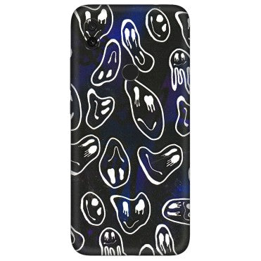Xiaomi Redmi Phone Skins (All Models) - Distorted Smileys - 3D Embossed Finish (L-92) Redmi Y3