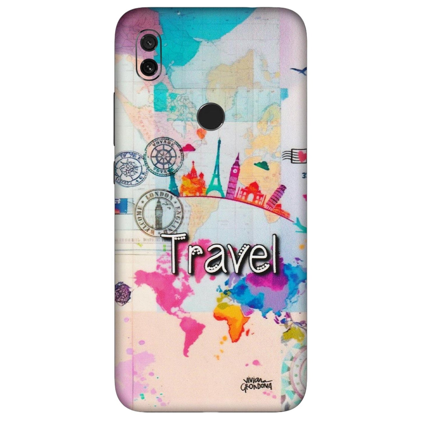 Xiaomi Redmi Phone Skins (All Models) - Travel The Wonders - Matte Finish (M-108) Redmi Y3