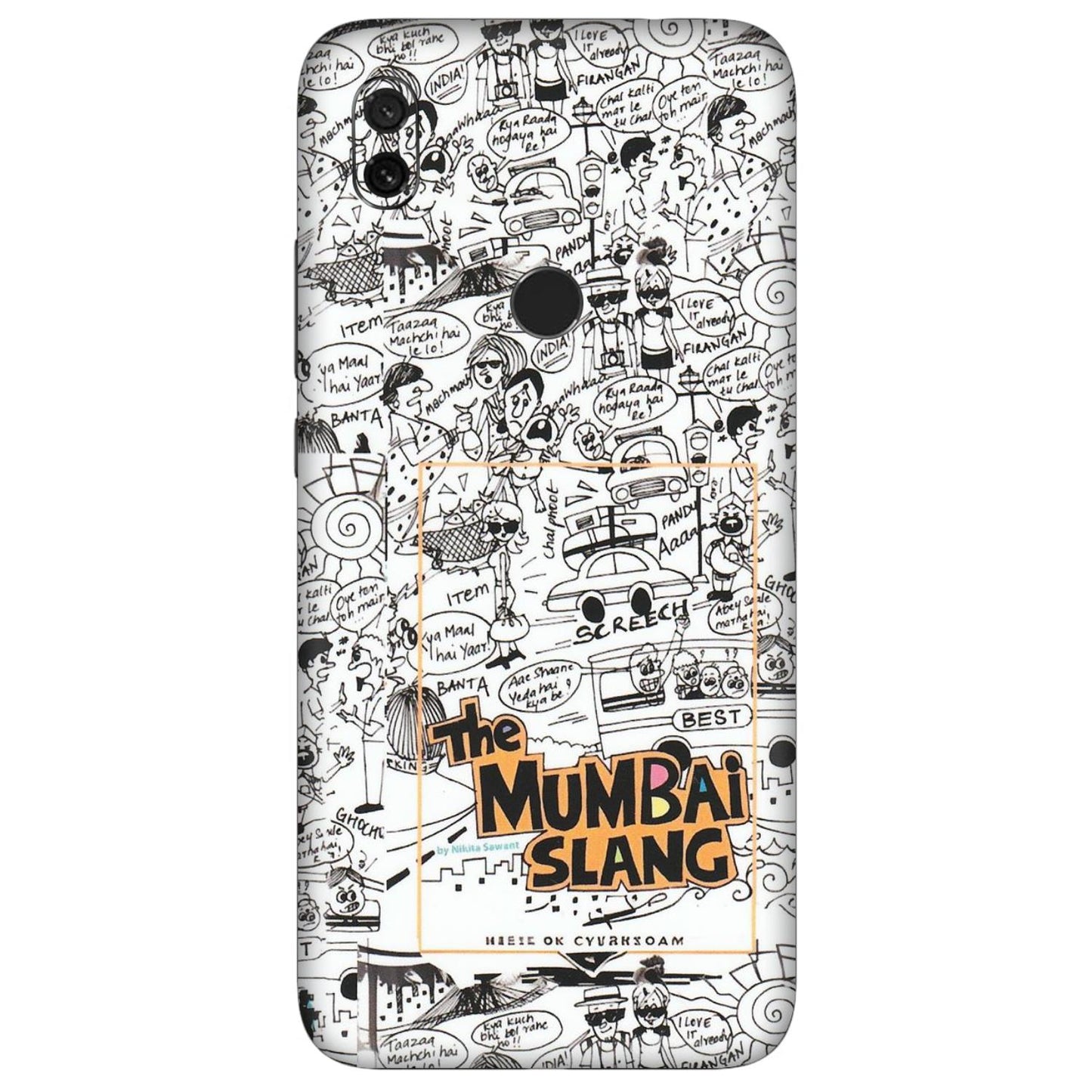 Xiaomi Redmi Phone Skins (All Models) - The Mumbai Slang - Matte Finish (M-142) Redmi Y3