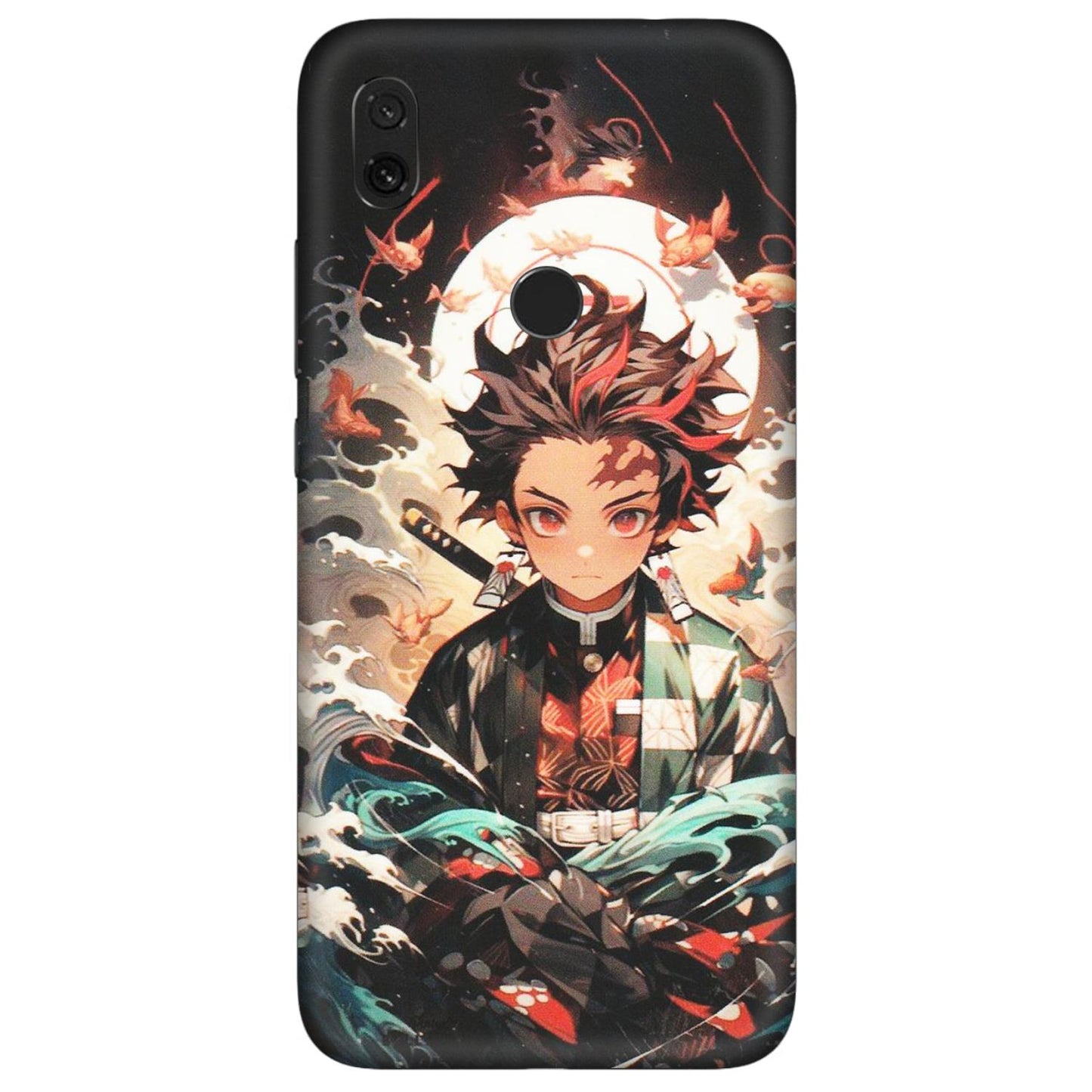 Xiaomi Redmi Phone Skins (All Models) - Tanjiro Demon Slayer Anime - Matte Finish (M-158) Redmi Y3