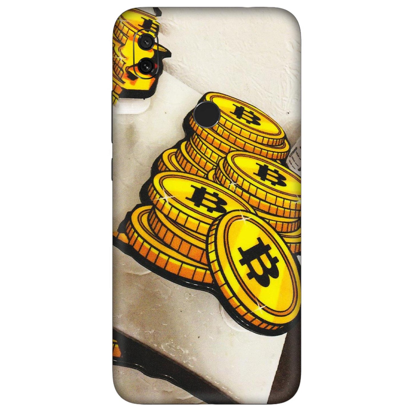 Xiaomi Redmi Phone Skins (All Models) - Billionaire Bitcoin Collection - Matte Finish (M-92) Redmi Y3