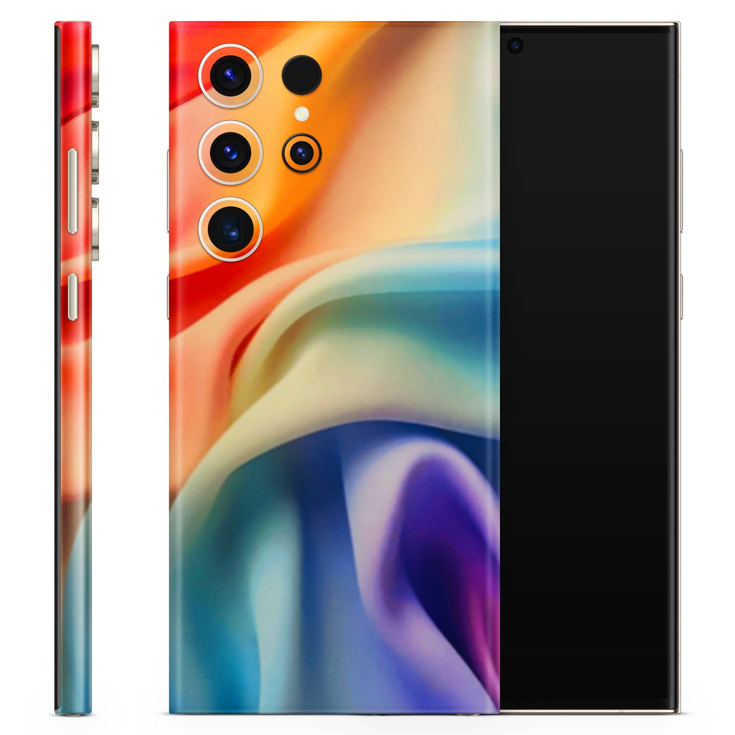 Colourful Silk Cloth Matte Finish Phone Skin - Skinly