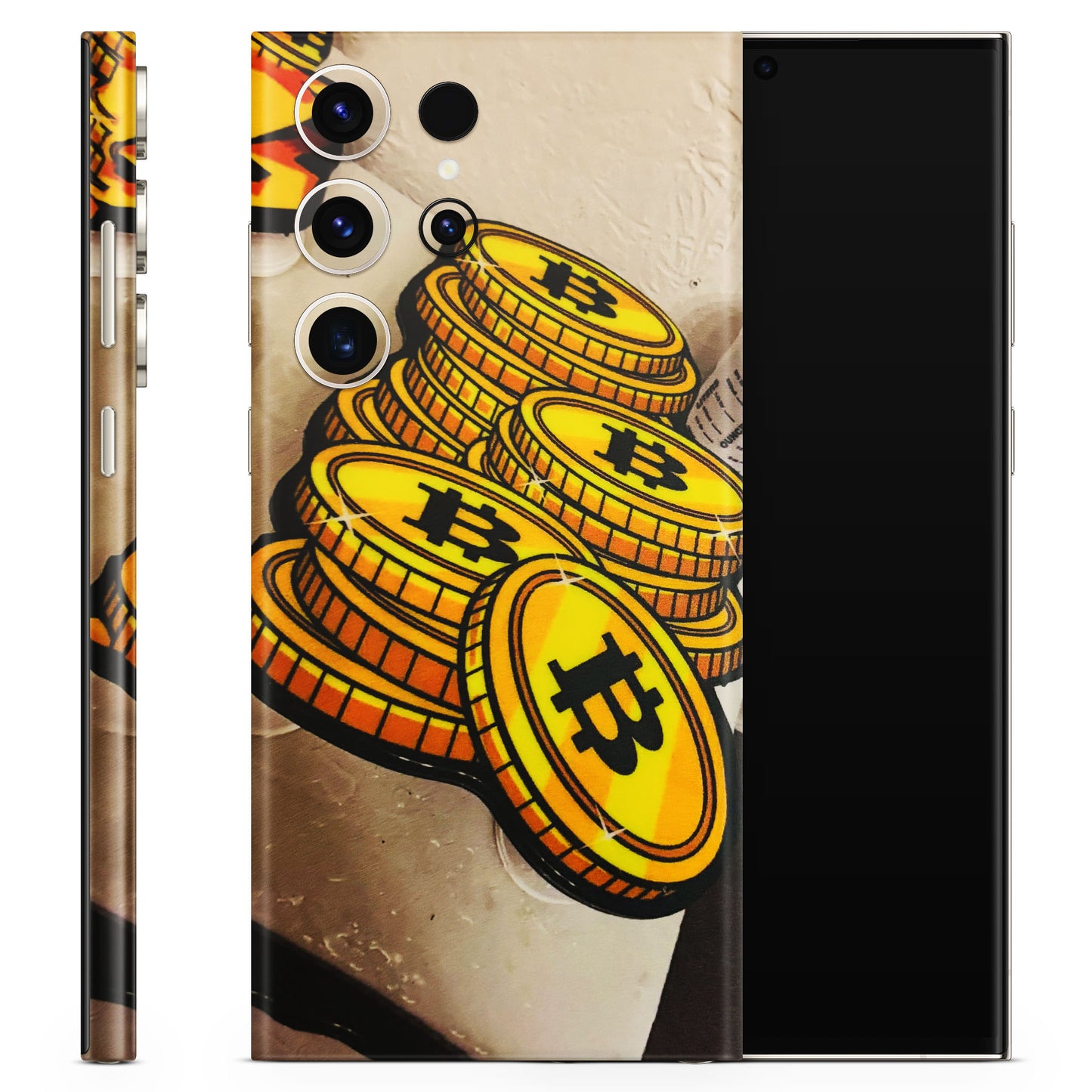 Billionaire Bitcoin Collection Matte Finish Phone Skin