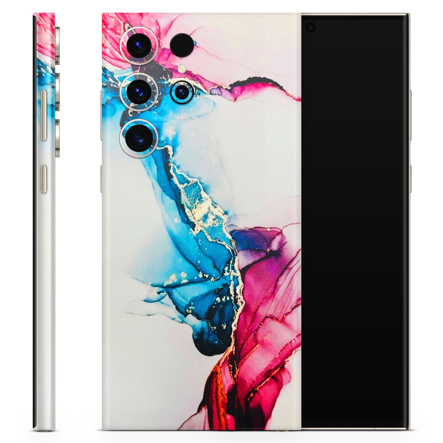 Elegant Marble Matte Finish Phone Skin