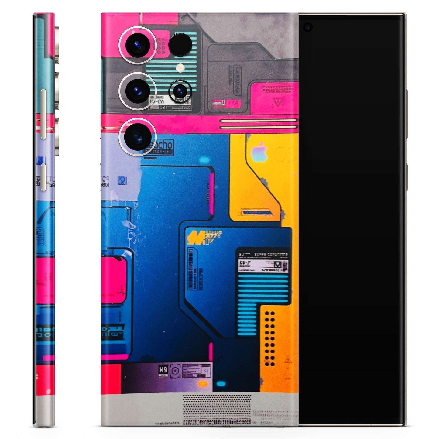Colourfull Motherboard Internals Matte Finish Phone Skin