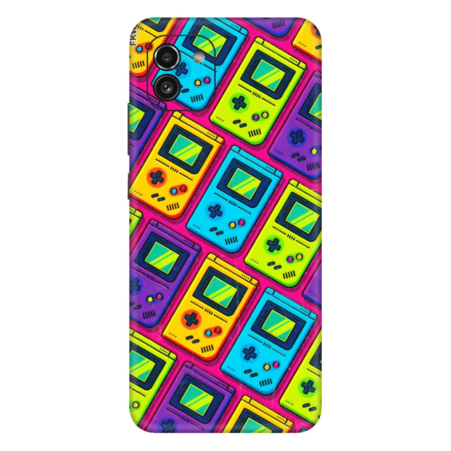 Samsung A/S Series Phone Skins (All Models) - Gameboy Colourful - 3D Embossed Finish (L-266) Samsung Galaxy A03