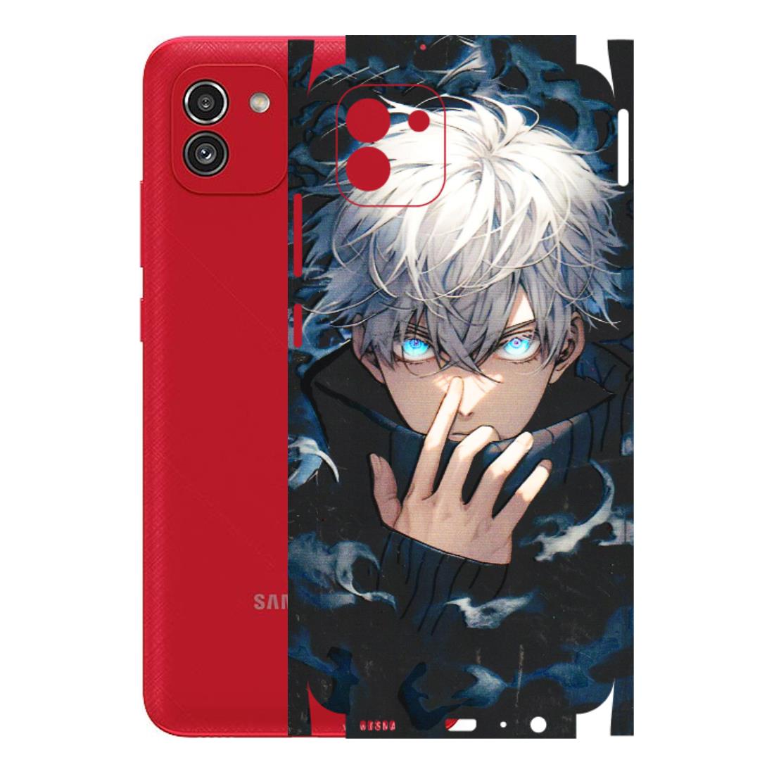 Samsung A/S Series Phone Skins (All Models) - New Jujutsu Kaisen Anime - 3D Embossed Finish (L-313) Samsung Galaxy A03