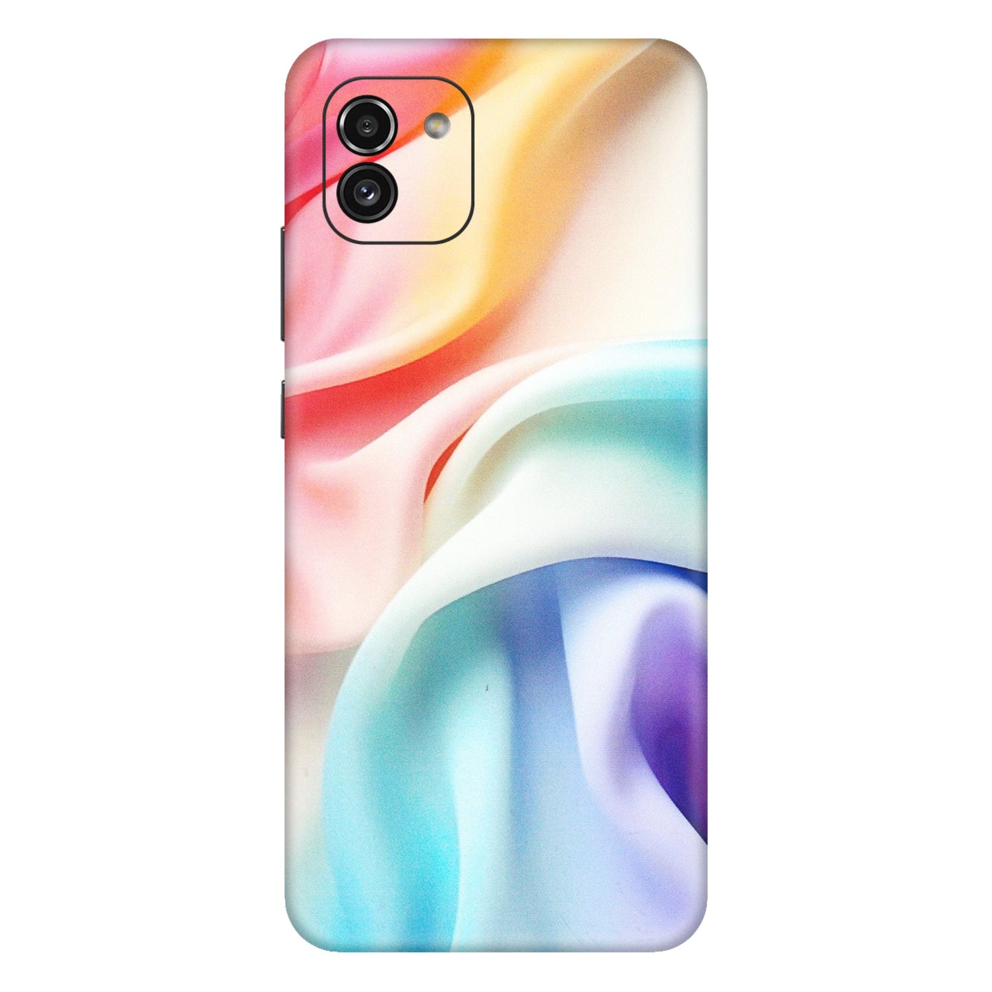 Samsung A/S Series Phone Skins (All Models) - Colourful Silk Cloth - Matte Finish (M-165) Samsung Galaxy A03