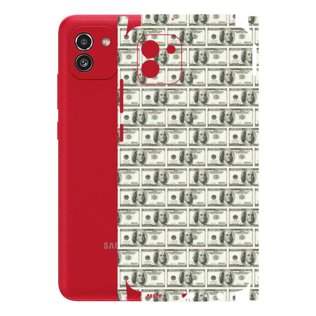 Samsung A/S Series Phone Skins (All Models) - I Love Dollars - Matte Finish (M-40) Samsung Galaxy A03