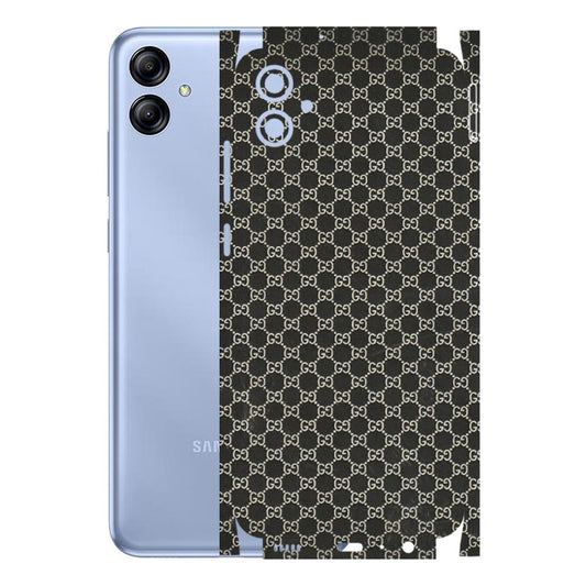 Samsung A/S Series Phone Skins (All Models) - Black G Print - 3D Embossed Finish (L-109) Samsung Galaxy A04E