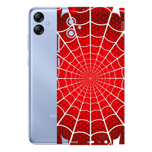 Samsung A/S Series Phone Skins (All Models) - Classic Spidey Web - 3D Embossed Finish (L-115) Samsung Galaxy A04E