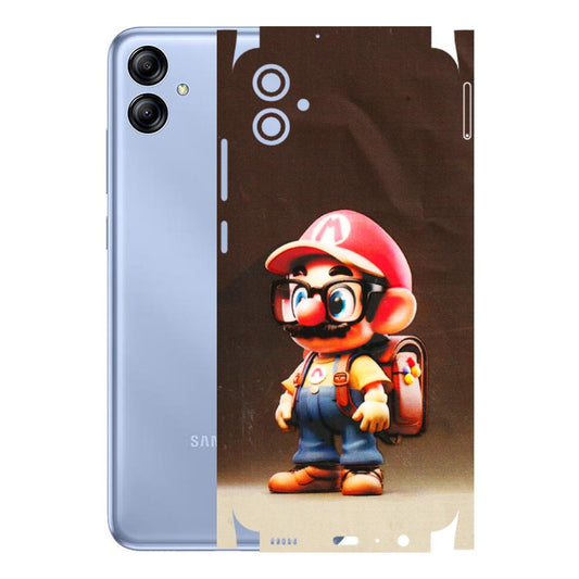 Samsung A/S Series Phone Skins (All Models) - Little Mario - 3D Embossed Finish (L-119) Samsung Galaxy A04E