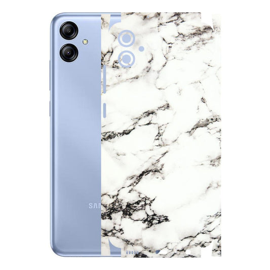 Samsung A/S Series Phone Skins (All Models) - Black and White Marble Texture - 3D Embossed Finish (L-124) Samsung Galaxy A04E