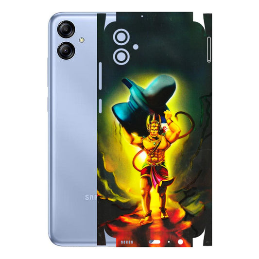 Samsung A/S Series Phone Skins (All Models) - Hanuman Ji - 3D Embossed Finish (L-128) Samsung Galaxy A04E