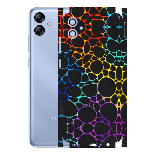 Samsung A/S Series Phone Skins (All Models) - Abstract Art MultiColour - 3D Embossed Finish (L-133) Samsung Galaxy A04E