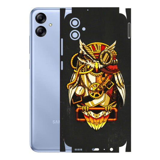 Samsung A/S Series Phone Skins (All Models) - Classy Smart Owl - 3D Embossed Finish (L-144) Samsung Galaxy A04E