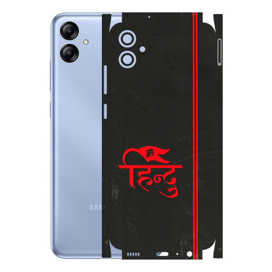 Samsung A/S Series Phone Skins (All Models) - Hindu Black - 3D Embossed Finish (L-153) Samsung Galaxy A04E