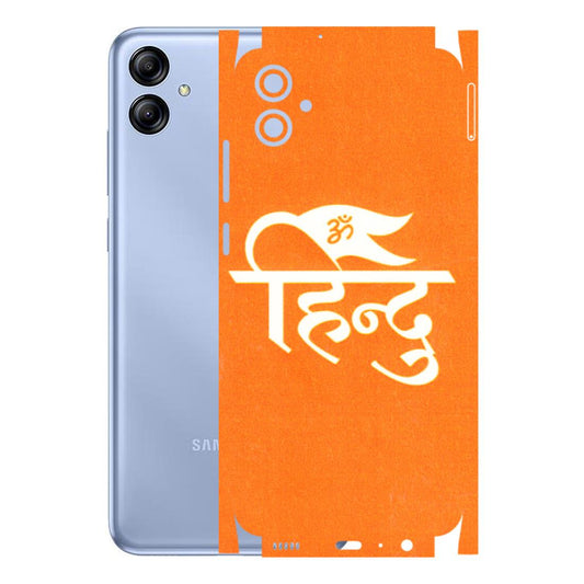 Samsung A/S Series Phone Skins (All Models) - Hindu Kesari - 3D Embossed Finish (L-154) Samsung Galaxy A04E