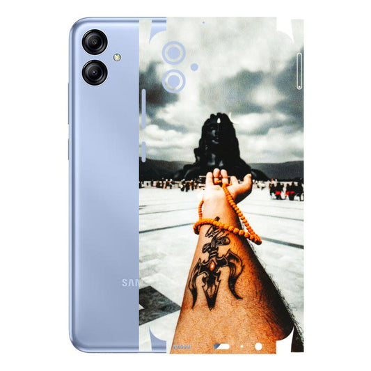 Samsung A/S Series Phone Skins (All Models) - Jai Adiyogi Mahakaal - 3D Embossed Finish (L-164) Samsung Galaxy A04E