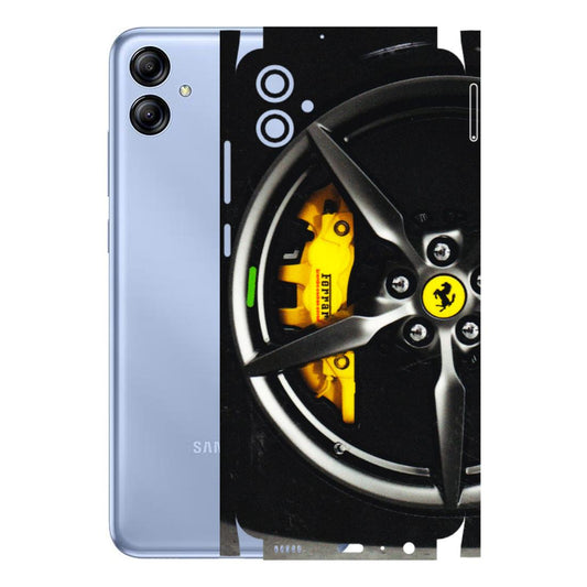 Samsung A/S Series Phone Skins (All Models) - Ferrari Wheel Alloy - 3D Embossed Finish (L-173) Samsung Galaxy A04E