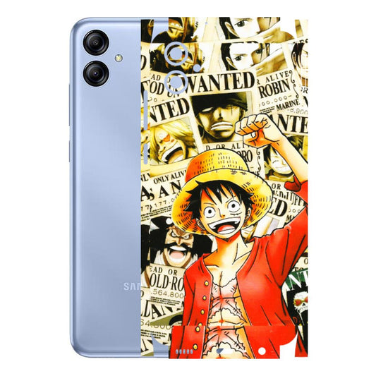 Samsung A/S Series Phone Skins (All Models) - Luffy Anime - 3D Embossed Finish (L-177) Samsung Galaxy A04E