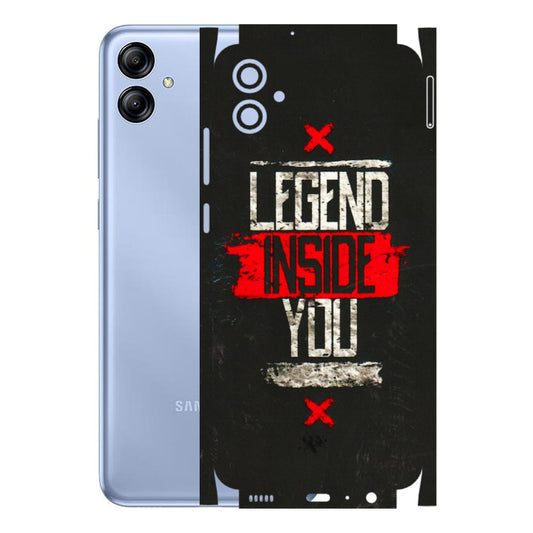 Samsung A/S Series Phone Skins (All Models) - Legend Inside You - 3D Embossed Finish (L-186) Samsung Galaxy A04E