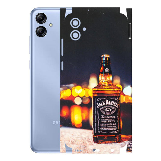 Samsung A/S Series Phone Skins (All Models) - JD Whiskey Bottle - 3D Embossed Finish (L-20) Samsung Galaxy A04E