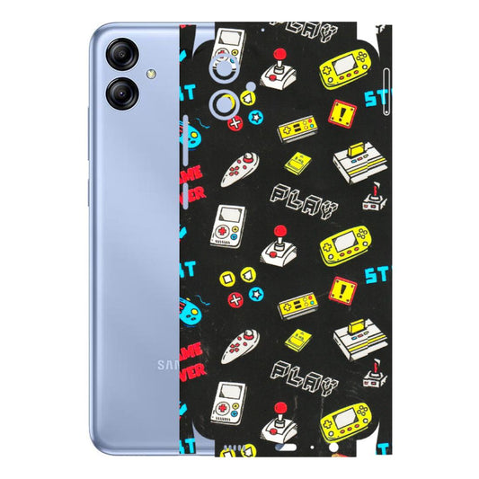 Samsung A/S Series Phone Skins (All Models) - Gaming Doodles - 3D Embossed Finish (L-224) Samsung Galaxy A04E