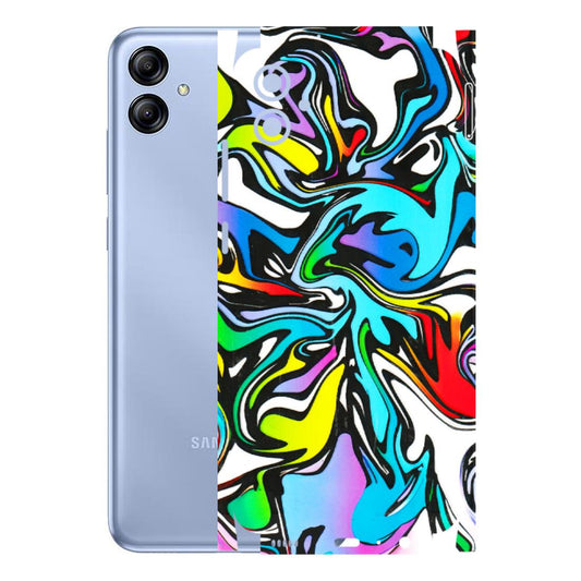 Samsung A/S Series Phone Skins (All Models) - Abstract Colour Paints - 3D Embossed Finish (L-271) Samsung Galaxy A04E