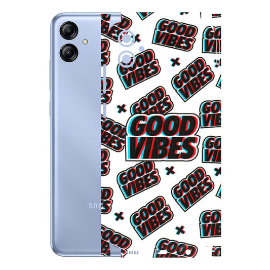 Samsung A/S Series Phone Skins (All Models) - Good Vibes - 3D Embossed Finish (L-282) Samsung Galaxy A04E