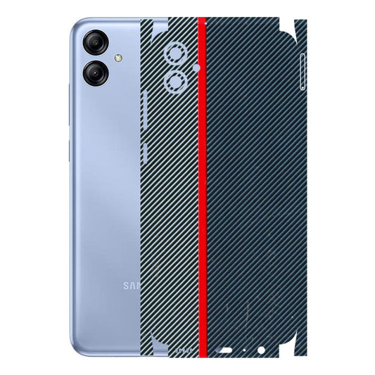 Samsung A/S Series Phone Skins (All Models) - Blue Sober Lines - 3D Embossed Finish (L-305) Samsung Galaxy A04E