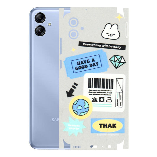 Samsung A/S Series Phone Skins (All Models) - Will Be Okay Design - 3D Embossed Finish (L-316) Samsung Galaxy A04E