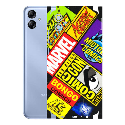 Samsung A/S Series Phone Skins (All Models) - Bongo Comic Con - 3D Embossed Finish (L-325) Samsung Galaxy A04E