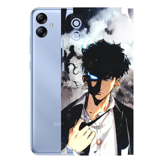 Samsung A/S Series Phone Skins (All Models) - Sung Jinwoo Manhwa Anime - 3D Embossed Finish (L-328) Samsung Galaxy A04E