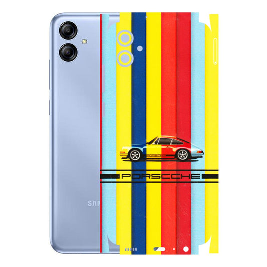 Samsung A/S Series Phone Skins (All Models) - Multicolour Porche - 3D Embossed Finish (L-39) Samsung Galaxy A04E
