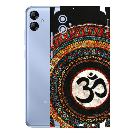 Samsung A/S Series Phone Skins (All Models) - Aum Chant Abstract - 3D Embossed Finish (L-42) Samsung Galaxy A04E