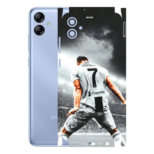 Samsung A/S Series Phone Skins (All Models) - Ronaldo CR7 Crazy - 3D Embossed Finish (L-44) Samsung Galaxy A04E