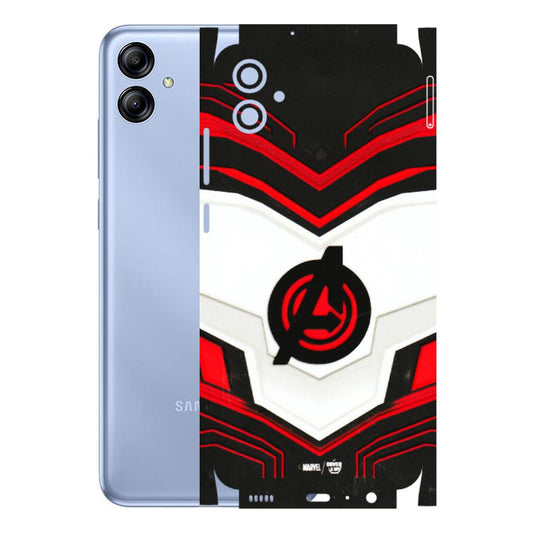 Samsung A/S Series Phone Skins (All Models) - Avengers Logo - 3D Embossed Finish (L-55) Samsung Galaxy A04E