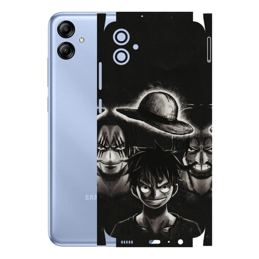 Samsung A/S Series Phone Skins (All Models) - Black Luffy Hat - 3D Embossed Finish (L-57) Samsung Galaxy A04E